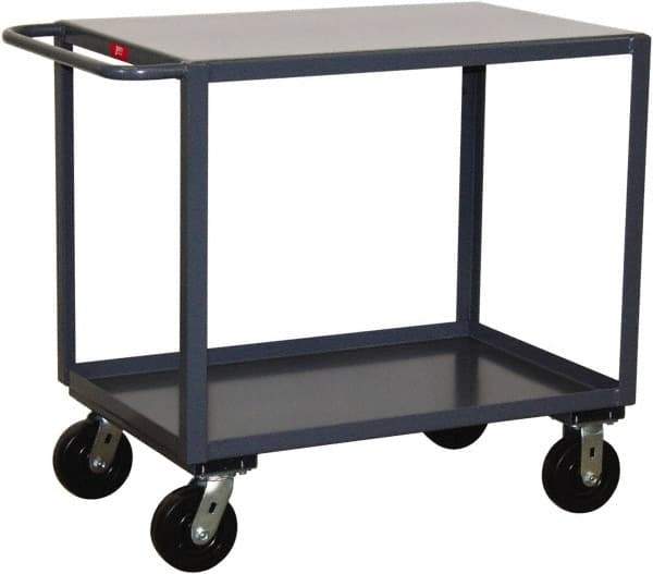Jamco - 2,000 Lb Capacity, 24" Wide x 36" Long x 36" High Service Cart - 2 Shelf, Steel - Eagle Tool & Supply