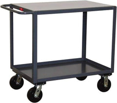 Jamco - 2,000 Lb Capacity, 30" Wide x 48" Long x 36" High Service Cart - 2 Shelf, Steel - Eagle Tool & Supply
