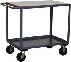 Jamco - 2,000 Lb Capacity, 30" Wide x 60" Long x 36" High Service Cart - 2 Shelf, Steel - Eagle Tool & Supply