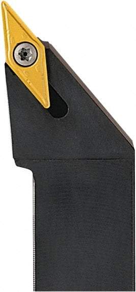 Seco - SVLB, Right Hand Cut, 95° Lead Angle, 25mm Shank Height x 25mm Shank Width, Neutral Rake Indexable Turning Toolholder - 150mm OAL, VB..1604.., VCG..1604.. Insert Compatibility, Series Screw Lock - Eagle Tool & Supply
