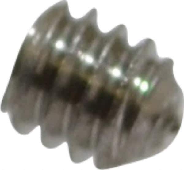Value Collection - M2x0.40 Metric Coarse, 2mm OAL, Cup Point Set Screw - Grade 18-8 & Austenitic A2 Stainless Steel, 0.9mm Key - Eagle Tool & Supply
