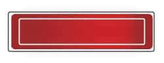 NMC - Reflective Strip - Red, For Accident Prevention - Eagle Tool & Supply