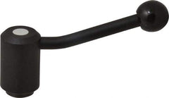 KIPP - 5/8-11, 1.61" Hub Diam, Steel Heavy Duty Adjustable Tension Lever with Internal Thread - 5.06" OAL, 3.52" High, 1.06" Hole Depth - Eagle Tool & Supply