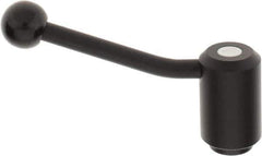 KIPP - M24 x 3.0, 1.61" Hub Diam, Steel Heavy Duty Adjustable Tension Lever with Internal Thread - 5.06" OAL, 1.85" High, 1.06" Hole Depth - Eagle Tool & Supply
