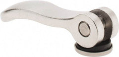 KIPP - M8 x 1.25, 0.94" Hub Diam, Stainless Steel Adjustable Clamping Handle - Eagle Tool & Supply
