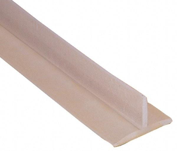 Pemko - 9' Long x 7/16" Wide, Adhesive Astragal/Meeting Stile Seals Weatherstripping - 1-3/4" Door Thickness, Silicone, Clear Finish - Eagle Tool & Supply