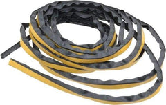 Pemko - 17' Long x 1/2" Wide, Adhesive Perimeter Gasketing Weatherstripping - 1-3/4" Door Thickness, Silicone, Dark Brown Finish - Eagle Tool & Supply