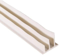 Pemko - 20' Long x 1/2" Wide, Adhesive Perimeter Gasketing Weatherstripping - 1-3/4" Door Thickness, Silicone, White Finish - Eagle Tool & Supply