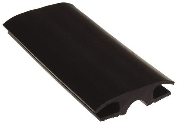 Pemko - 36" Long x 2-3/4" Wide x 11/16" High, Carpet Threshold - Vinyl Black Finish - Eagle Tool & Supply