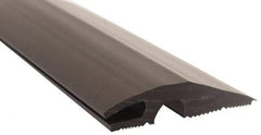 Pemko - 36" Long x 3-7/16" Wide x 3/4" High, Carpet-VCT Vinyl Threshold - Vinyl Black Finish - Eagle Tool & Supply