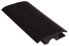 Pemko - 36" Long x 2-3/4" Wide x 23/32" High, Carpet-Tile Threshold - Vinyl Black Finish - Eagle Tool & Supply