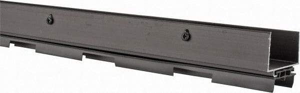 Pemko - Door Bottom Shoe Sweeps & Seal - Vinyl, 1-13/16" High, Dark Bronze Anodized Aluminum Coated - Eagle Tool & Supply
