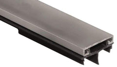 Pemko - Door Bottom Shoe Sweeps & Seal - Vinyl, 11/16" High, Mill Finish Aluminum Coated - Eagle Tool & Supply