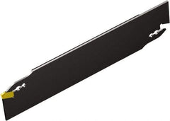 Sandvik Coromant - 1.02" Blade Height, 0.1053" Blade Width, 4.331" OAL, Neutral Cut, Double End Indexable Cut-Off Blade - 1.181" Max Depth of Cut, Corocut 1-2 Series - Eagle Tool & Supply