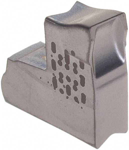 Iscar - TAG C IC908 Grade, 0.118" Cutting Width, Carbide Cutoff Insert - 6° Left Hand Lead Angle, 0.008" Cnr Rad, TiAlN Coated, Single End - Eagle Tool & Supply