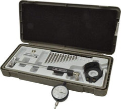 Mitutoyo - 11 Anvil, 2 to 6" Dial Bore Gage - 0.0005" Graduation, 5.9" Gage Depth, Accurate to 0.00008", Carbide Contact Point - Eagle Tool & Supply