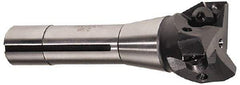 Value Collection - 1-1/2" Cut Diam, 0.656" Max Depth of Cut, 1" Shank Diam, 3-11/16" OAL, Indexable Square Shoulder End Mill - TPC 32..., TPG 32., TPU 32. Inserts, Weldon Shank - Eagle Tool & Supply