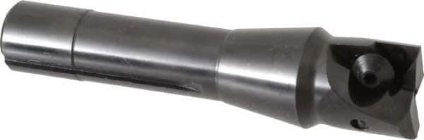 Value Collection - 1-1/4" Cut Diam, 0.656" Max Depth of Cut, 5-37/64" OAL, Indexable Square Shoulder End Mill - TPC 32..., TPG 32., TPU 32. Inserts, R8 - Eagle Tool & Supply