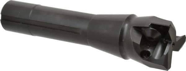 Value Collection - 1-1/2" Cut Diam, 0.656" Max Depth of Cut, 5-37/64" OAL, Indexable Square Shoulder End Mill - TPC 32..., TPG 32., TPU 32. Inserts, R8 - Eagle Tool & Supply