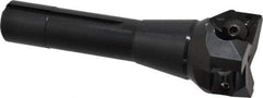 Value Collection - 2" Cut Diam, 0.656" Max Depth of Cut, 5-37/64" OAL, Indexable Square Shoulder End Mill - TPC 32..., TPG 32., TPU 32. Inserts, R8 - Eagle Tool & Supply