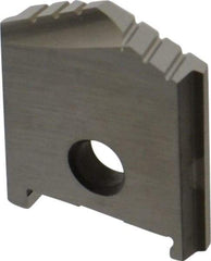 Allied Machine and Engineering - 1" Diam x 3/16" Thick, Seat Code A, 130° Included Angle Spade Drill Insert - Uncoated Powdered Metal, Powdered Metal, Series A - Eagle Tool & Supply