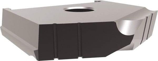 Allied Machine and Engineering - 1-15/16" Diam x 5/16" Thick, Seat Code C, 130° Included Angle Spade Drill Insert - TiAlN Coated, High Speed Steel, Series C - Eagle Tool & Supply