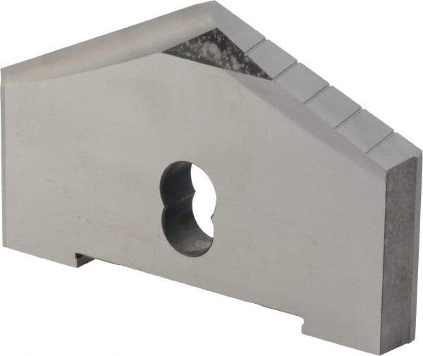 Allied Machine and Engineering - 6" Diam x 11/16" Thick, Seat Code H, 130° Included Angle Spade Drill Insert - Uncoated Powdered Metal, Powdered Metal, Series H - Eagle Tool & Supply