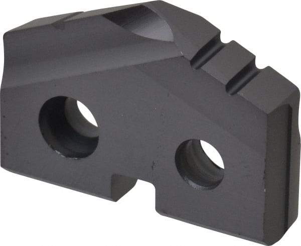 Allied Machine and Engineering - 51/64" Diam x 5/32" Thick, Seat Code 1, 132° Included Angle Spade Drill Insert - TiAlN Coated, High Speed Steel, Series T-A - Eagle Tool & Supply