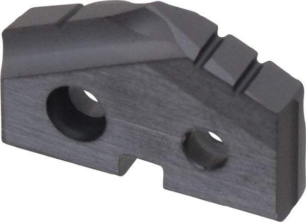 Allied Machine and Engineering - 27/32" Diam x 5/32" Thick, Seat Code 1, 132° Included Angle Spade Drill Insert - TiAlN Coated, High Speed Steel, Series T-A - Eagle Tool & Supply