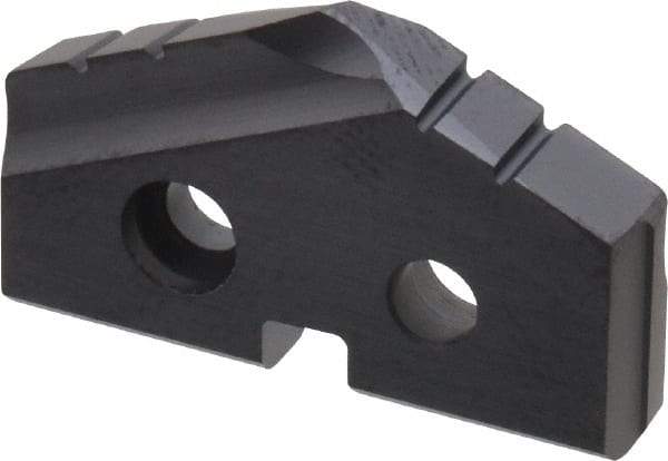 Allied Machine and Engineering - 15/16" Diam x 5/32" Thick, Seat Code 1, 132° Included Angle Spade Drill Insert - TiAlN Coated, High Speed Steel, Series T-A - Eagle Tool & Supply