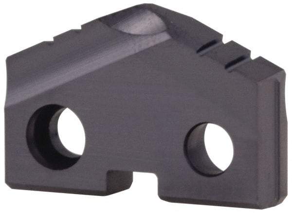 Allied Machine and Engineering - 12mm Diam x 3/32" Thick, Seat Code Z, 132° Included Angle Spade Drill Insert - TiAlN Coated, Carbide, Grade P40, Series T-A - Eagle Tool & Supply