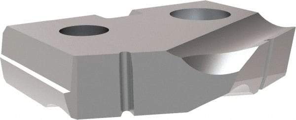 Allied Machine and Engineering - 7/8" Diam x 5/32" Thick, Seat Code 1, 132° Included Angle Spade Drill Insert - TiCN Coated, High Speed Steel, Series T-A - Eagle Tool & Supply