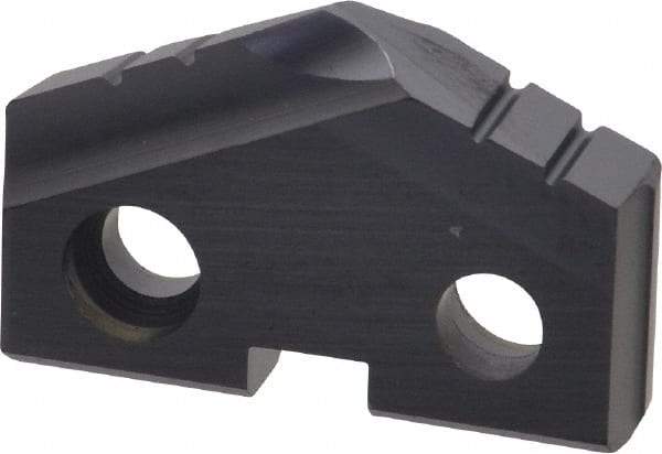 Allied Machine and Engineering - 1" Diam x 3/16" Thick, Seat Code 2, 132° Included Angle Spade Drill Insert - TiAlN Coated, High Speed Steel, Series T-A - Eagle Tool & Supply