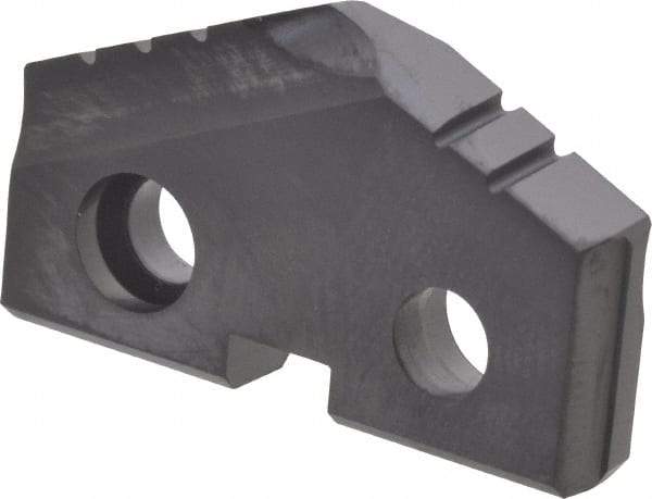 Allied Machine and Engineering - 1-1/16" Diam x 3/16" Thick, Seat Code 2, 132° Included Angle Spade Drill Insert - TiAlN Coated, High Speed Steel, Series T-A - Eagle Tool & Supply