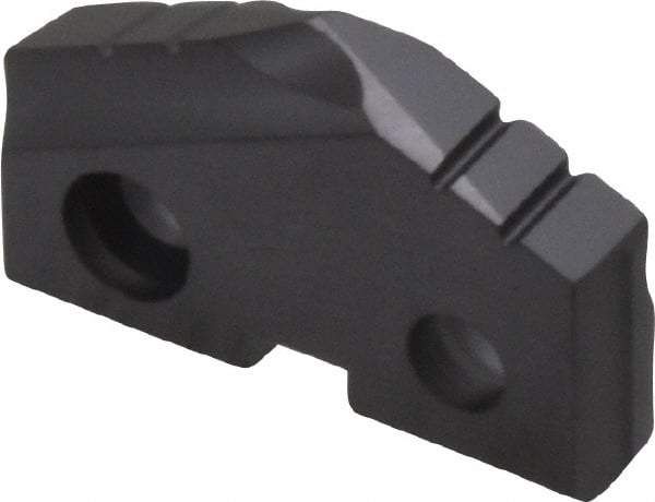 Allied Machine and Engineering - 1-1/64" Diam x 3/16" Thick, Seat Code 2, 132° Included Angle Spade Drill Insert - TiAlN Coated, High Speed Steel, Series T-A - Eagle Tool & Supply