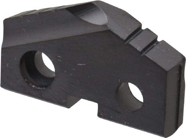 Allied Machine and Engineering - 1-3/64" Diam x 3/16" Thick, Seat Code 2, 132° Included Angle Spade Drill Insert - TiAlN Coated, High Speed Steel, Series T-A - Eagle Tool & Supply