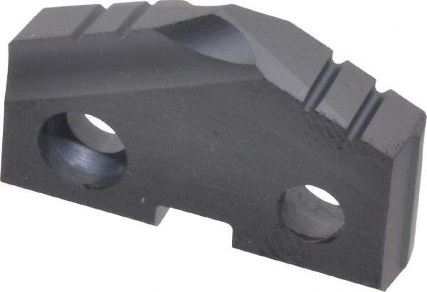 Allied Machine and Engineering - 63/64" Diam x 3/16" Thick, Seat Code 2, 132° Included Angle Spade Drill Insert - TiAlN Coated, High Speed Steel, Series T-A - Eagle Tool & Supply