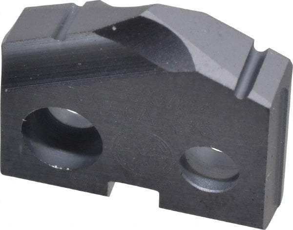 Allied Machine and Engineering - 33/64" Diam x 1/8" Thick, Seat Code 0, 132° Included Angle Spade Drill Insert - TiAlN Coated, Cobalt, Grade Super Cobalt, Series T-A - Eagle Tool & Supply
