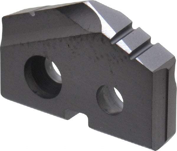 Allied Machine and Engineering - 41/64" Diam x 1/8" Thick, Seat Code 0, 132° Included Angle Spade Drill Insert - TiAlN Coated, Cobalt, Grade Super Cobalt, Series T-A - Eagle Tool & Supply