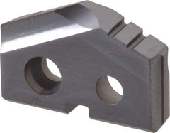 Allied Machine and Engineering - 41/64" Diam x 1/8" Thick, Seat Code 0, 132° Included Angle Spade Drill Insert - TiCN Coated, Cobalt, Grade Super Cobalt, Series T-A - Eagle Tool & Supply