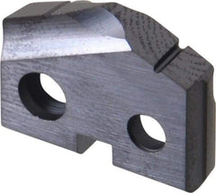 Allied Machine and Engineering - 45/64" Diam x 5/32" Thick, Seat Code 1, 132° Included Angle Spade Drill Insert - TiAlN Coated, Cobalt, Grade Super Cobalt, Series T-A - Eagle Tool & Supply