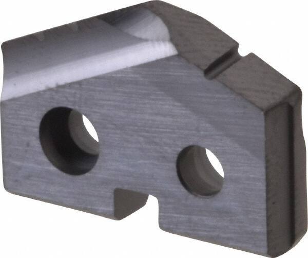 Allied Machine and Engineering - 51/64" Diam x 5/32" Thick, Seat Code 1, 132° Included Angle Spade Drill Insert - TiAlN Coated, Cobalt, Grade Super Cobalt, Series T-A - Eagle Tool & Supply