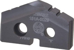 Allied Machine and Engineering - 29/32" Diam x 5/32" Thick, Seat Code 1, 132° Included Angle Spade Drill Insert - TiAlN Coated, Cobalt, Grade Super Cobalt, Series T-A - Eagle Tool & Supply