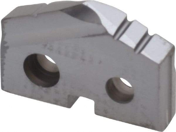 Allied Machine and Engineering - 51/64" Diam x 5/32" Thick, Seat Code 1, 132° Included Angle Spade Drill Insert - TiCN Coated, Cobalt, Grade Super Cobalt, Series T-A - Eagle Tool & Supply