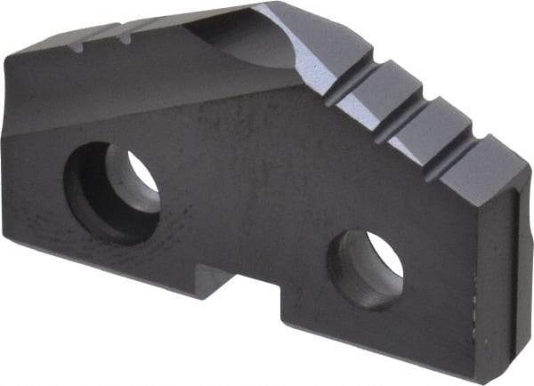 Allied Machine and Engineering - 1-3/32" Diam x 3/16" Thick, Seat Code 2, 132° Included Angle Spade Drill Insert - TiAlN Coated, Cobalt, Grade Super Cobalt, Series T-A - Eagle Tool & Supply