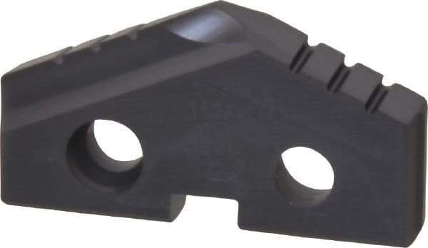 Allied Machine and Engineering - 1-3/16" Diam x 3/16" Thick, Seat Code 2, 132° Included Angle Spade Drill Insert - TiAlN Coated, Cobalt, Grade Super Cobalt, Series T-A - Eagle Tool & Supply