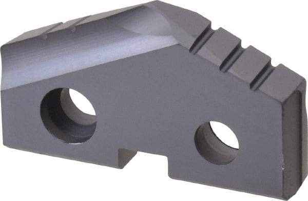 Allied Machine and Engineering - 1-7/64" Diam x 3/16" Thick, Seat Code 2, 132° Included Angle Spade Drill Insert - TiAlN Coated, Cobalt, Grade Super Cobalt, Series T-A - Eagle Tool & Supply