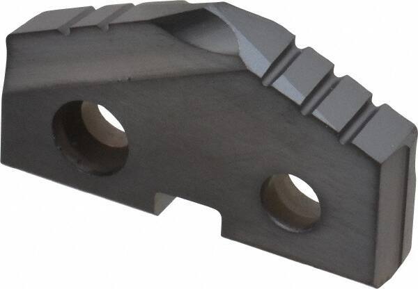 Allied Machine and Engineering - 1-3/32" Diam x 3/16" Thick, Seat Code 2, 132° Included Angle Spade Drill Insert - TiCN Coated, Cobalt, Grade Super Cobalt, Series T-A - Eagle Tool & Supply