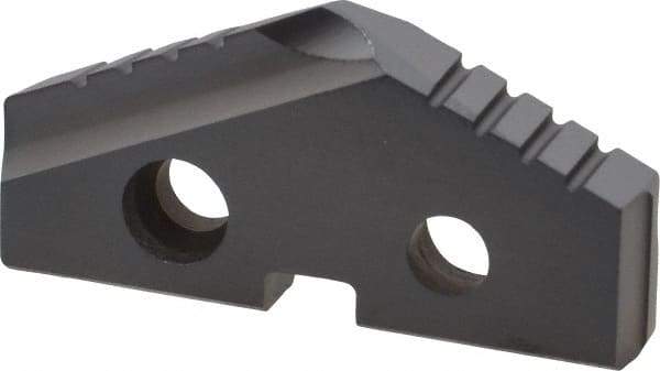 Allied Machine and Engineering - 1-5/16" Diam x 3/16" Thick, Seat Code 2, 132° Included Angle Spade Drill Insert - TiCN Coated, Cobalt, Grade Super Cobalt, Series T-A - Eagle Tool & Supply