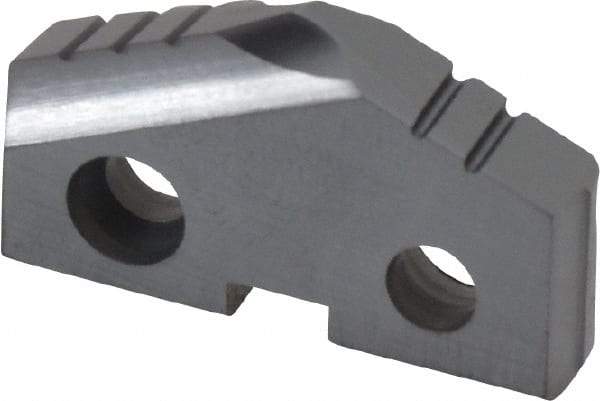 Allied Machine and Engineering - 1-3/64" Diam x 3/16" Thick, Seat Code 2, 132° Included Angle Spade Drill Insert - TiCN Coated, Cobalt, Grade Super Cobalt, Series T-A - Eagle Tool & Supply